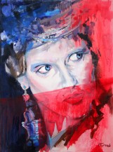 Paulina Taranek Look oil on canvas 80 x 60 cm